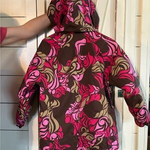 Burton Pink and Brown Ski Set
Size 14/16
